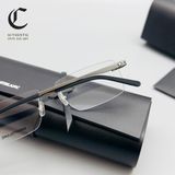 Gọng kính khoan cao cấp mạ vàng Montblanc MB0105O - 002