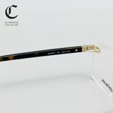 Gọng kính khoan cao cấp mạ vàng Montblanc MB0055O - 006