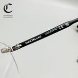 Gọng kính khoan cao cấp mạ vàng Montblanc MB0088O - 001