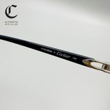 Gọng kính khoan cao cấp mạ vàng Cartier CT0287O