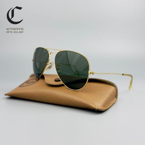 Gọng kính râm Rayban Aviator  B&L RAY - BAN U.S.A - Lens G15