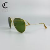 Gọng kính râm Rayban Aviator  B&L RAY - BAN U.S.A - Lens RB3