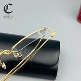 Gọng kính xẻ cước cao cấp vàng đúc 18K Cartier CT0380O - 002