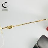 Gọng kính xẻ cước cao cấp vàng đúc 18K Cartier CT0380O - 002