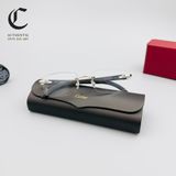 Gọng kính khoan cao cấp mạ vàng gọng sừng Cartier CT0049O 002