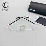 Gọng kính khoan cao cấp Montblanc MB0221O - 002 Mẫu kính khoan phổ thông cho anh chị văn phòng