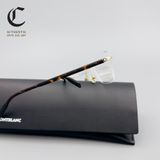 Gọng kính khoan cao cấp Montblanc MB0221O - 002 Mẫu kính khoan phổ thông cho anh chị văn phòng