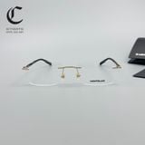 Gọng kính khoan cao cấp Montblanc MB0221O - 002 Mẫu kính khoan phổ thông cho anh chị văn phòng