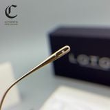 Gọng kính khoan cao cấp vàng đúc 18K LOTOS By Stephan Schmidt RG18kt Hand Made by Germany