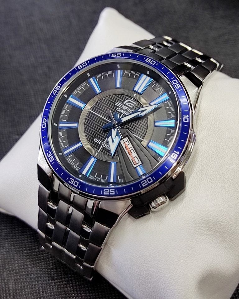 Casio Edifice 43.8mm Nam EFR 106D 1A2VUDF VNLUX ng h chinh hang