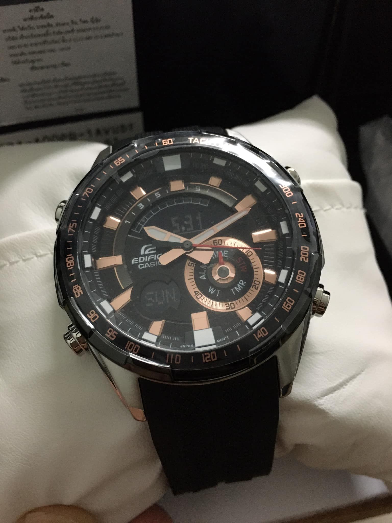 Casio Edifice 47mm Nam ERA 600PB 1AVUDF VNLUX ng h chinh hang