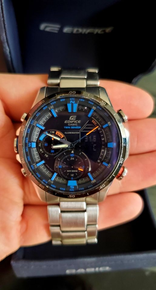 Casio Edifice 47mm Nam ERA 300DB 1A2VDR VNLUX ng h chinh hang