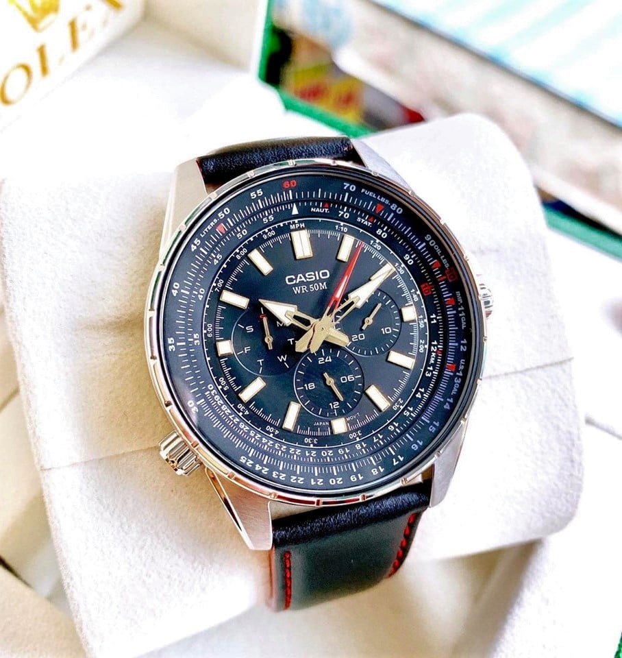 Casio MTP 47.5mm Nam MTP SW320L 1AVDF VNLUX ng h chinh hang