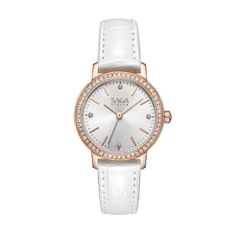 Saga 36mm Nữ 53578-LGSVWH-2