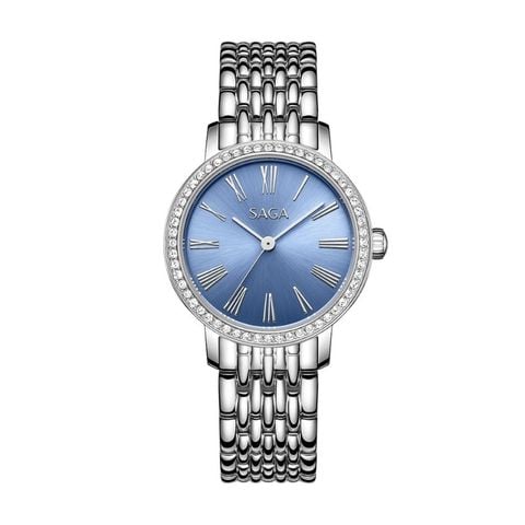 Saga 36mm Nữ 53578-SVBLSV-2