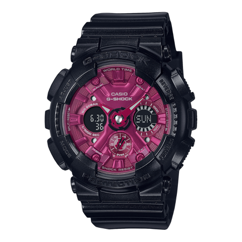 Casio G-shock 46mm Nữ GMA-S120RB-1ADR