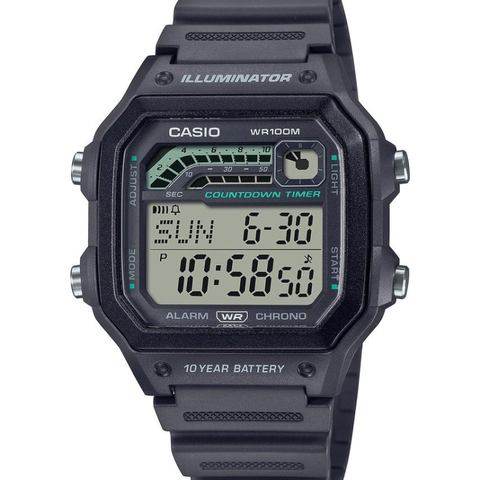 Casio  42.2mm Nam WS-1600H-8AVDF