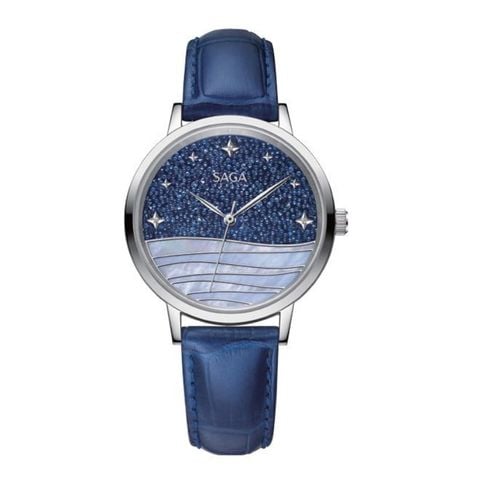 Saga 34mm Nữ 53624-SVBLBL-2