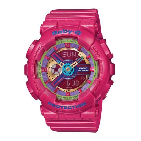 Casio Baby-G 43.4mm Nữ BA-111GGB-4ADR