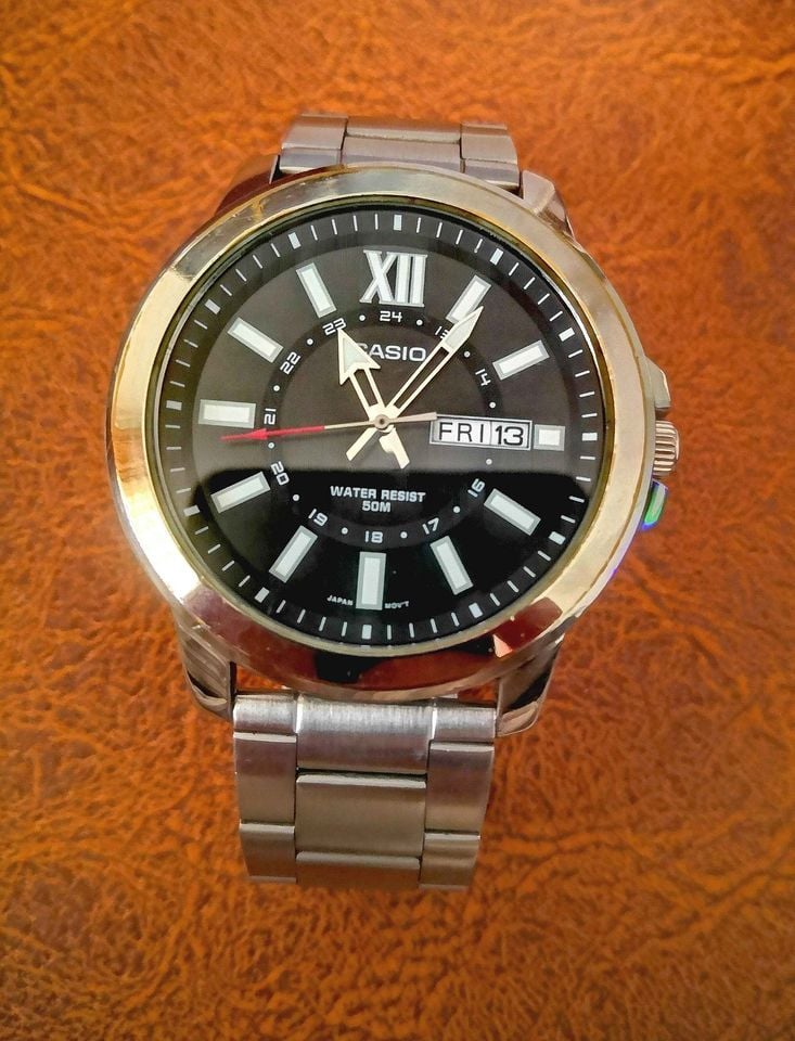Casio MTP 52.4mm Nam MTP X100D 1EVDF VNLUX ng h chinh hang
