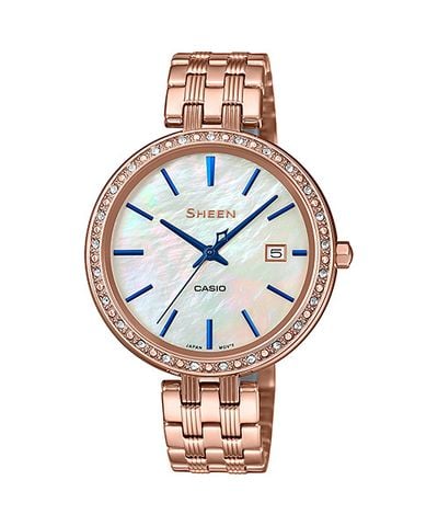 Casio Sheen 36mm Nữ SHE-4052PG-2A
