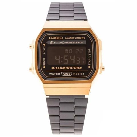 Casio Vintage 38.6x36.3mm Unisex A168WEGB-1BDF