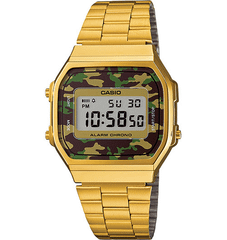 Casio Vintage 38.6x36.3mm Unisex A168WEGC-3DF
