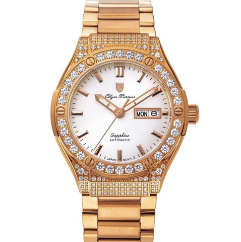 Olym Pianus 42mm Nam OP990-45ADDGR-T