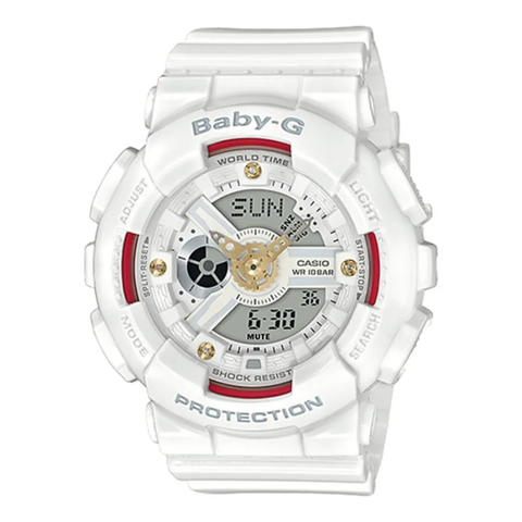 Casio Baby-G 43.4mm Nữ BA-110DDR-7ADR