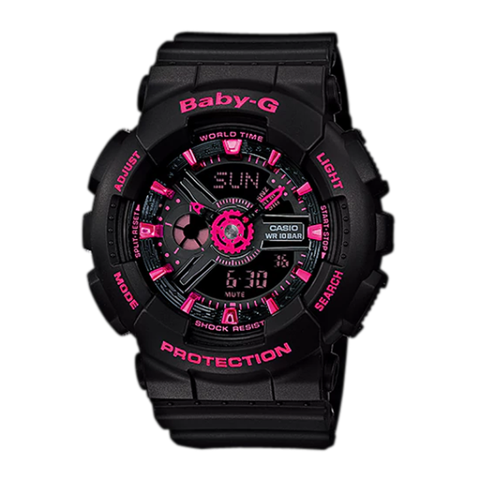 Casio Baby-G 43.4mm Nữ BA-111-1ADR