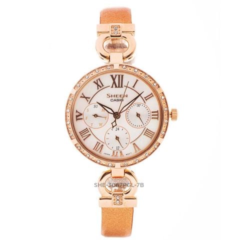 Casio Sheen 32mm Nữ SHE-3067PGL-7BUDF