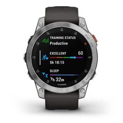 Garmin Epix Gen 2, Slate Steel, Silicone Band