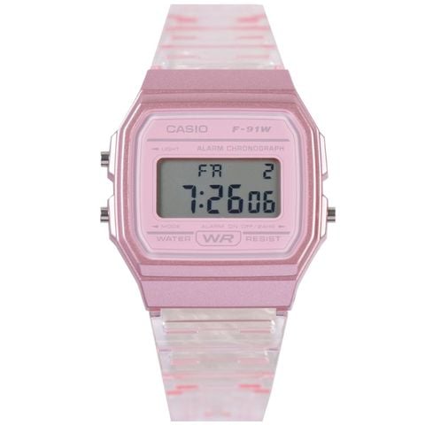 Casio Vintage 33mm Nữ F-91WS-4DF