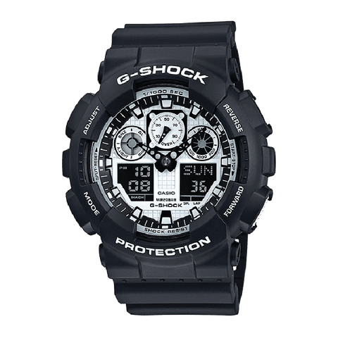 Casio G-Shock 51mm Nam GA-100BW-1ADR