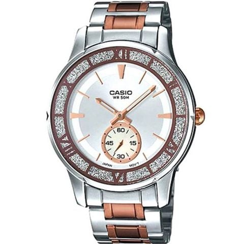Casio LTP 37mm Nữ LTP-E135RG-7AVDF