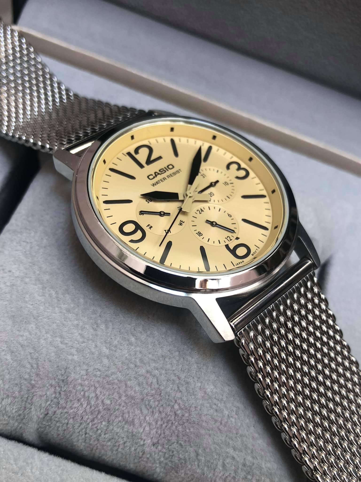 Casio MTP 40mm Nam MTP 1338D 7BDF VNLUX ng h chinh hang