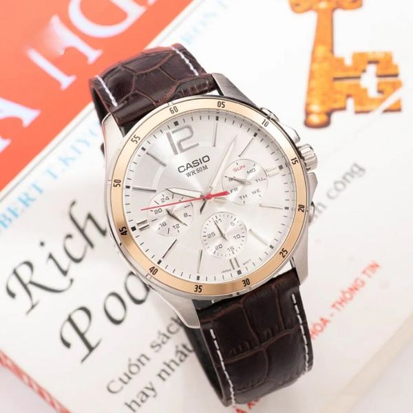Casio MTP 43.5mm Nam MTP-1374L-7AVDF - VNLUX - Đồng hồ chính hãng