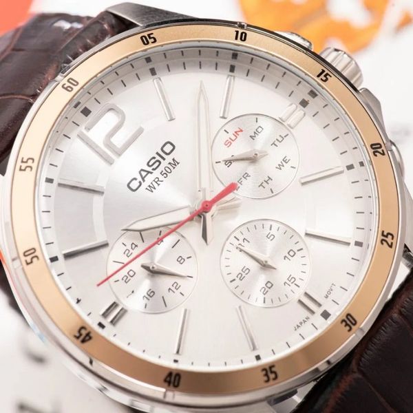 Casio MTP 43.5mm Nam MTP-1374L-7AVDF - VNLUX - Đồng hồ chính hãng