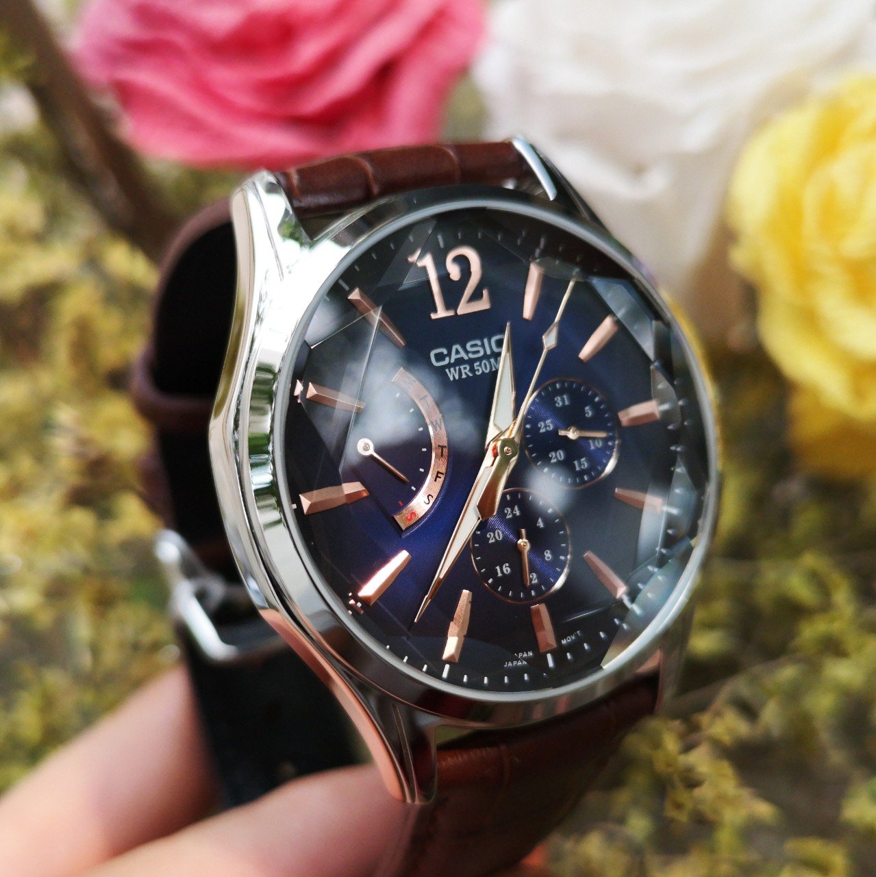 Casio MTP 41mm Nam MTP E320LY 2AVDF VNLUX ng h chinh hang