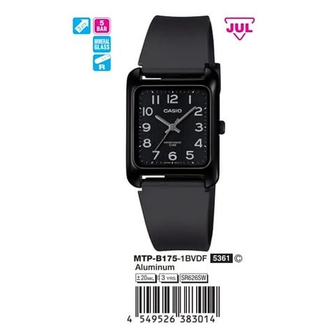 Casio 26.4mm Nam MTP-B175-1BVDF