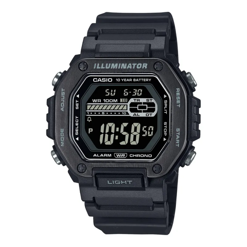 Casio 50.5mm × 47.2mm Nam MWD-110HB-1BVDF