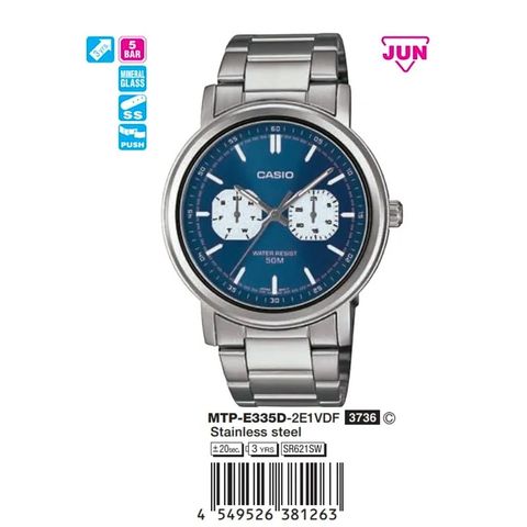 Casio 41.5mm Nam MTP-E335D-2E1VDF