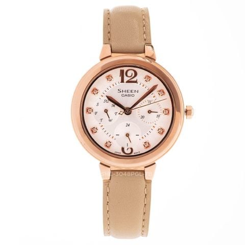 Casio Sheen 34mm Nữ SHE-3048PGL-7BUDR