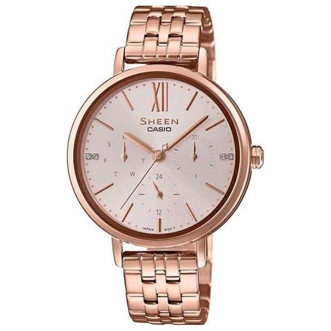 Casio Sheen 34mm Nữ SHE-3064PG-4AUDF