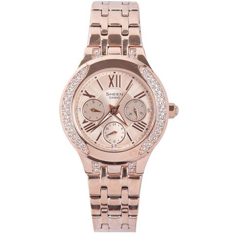 Casio Sheen 34.5mm Nữ SHE-3809PG-9AUDR