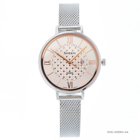 Casio Sheen 34mm Nữ SHE-4059M-4AUDF