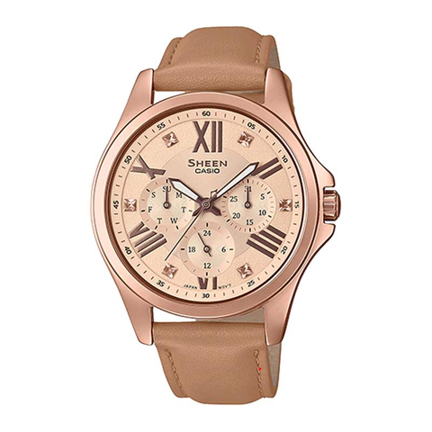 Casio Sheen 39.3mm Nữ SHE-3806GL-9A