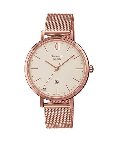 Casio Sheen 34mm Nữ SHE-4539CGM-4AUDF