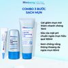 Combo sạch sâu giảm mụn chống nắng Blissberry Gel giảm mụn 15ml, Sữa rửa mặt 100ml,  Kem chống nắng 60ml