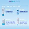 Combo sạch sâu giảm mụn chống nắng Blissberry Gel giảm mụn 15ml, Sữa rửa mặt 100ml,  Kem chống nắng 60ml